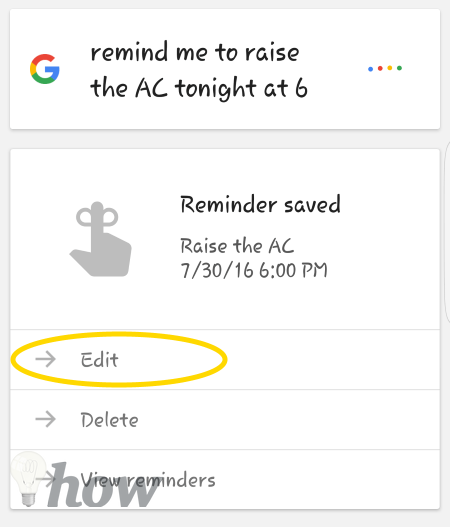 Google Now Reminder Voice 1