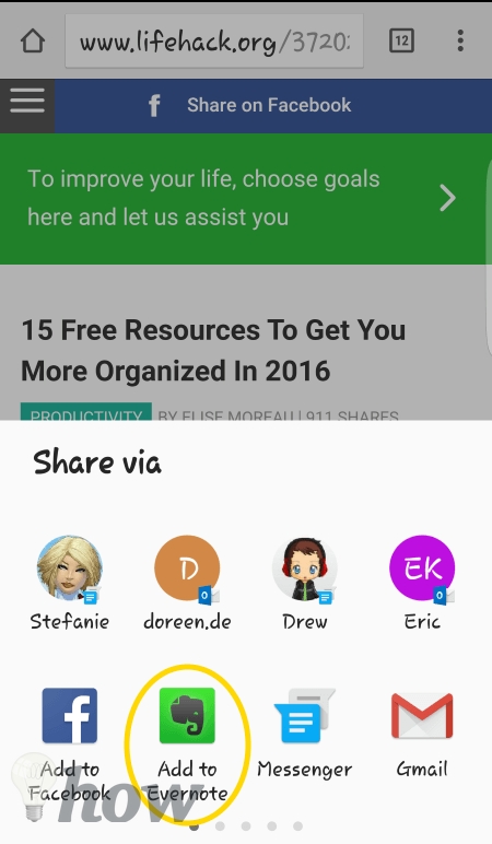Share To Evernote 3