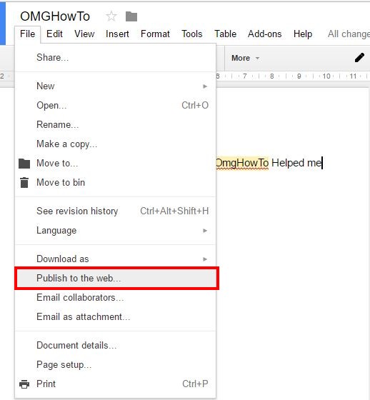 Google Docs Useful Tips