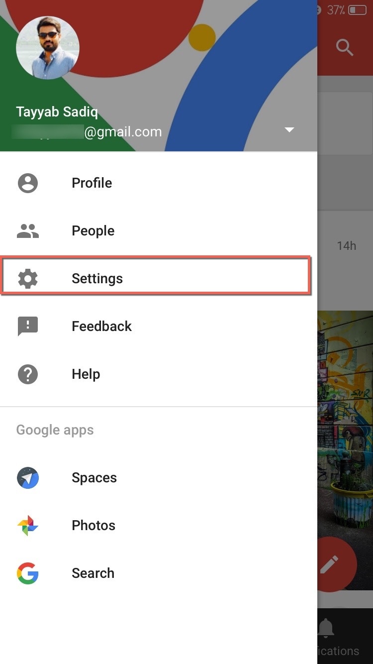 delete your Google Plus+ account