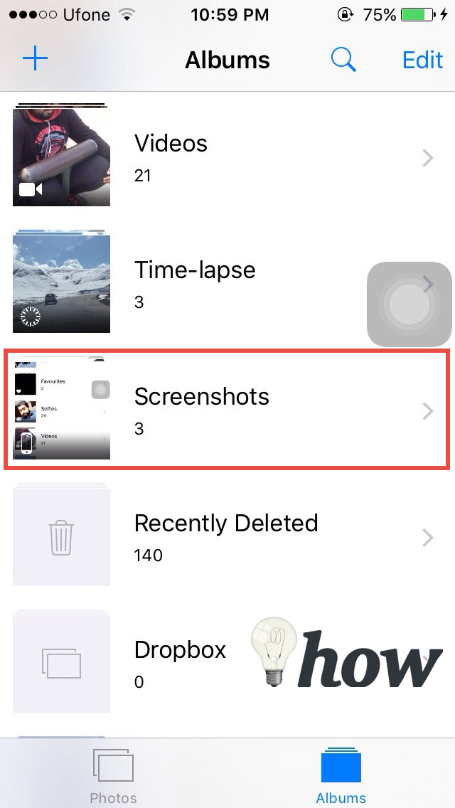 Take a Screenshot on an iPhone