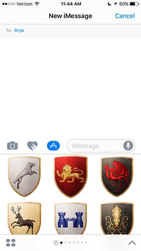 The iMessages app
