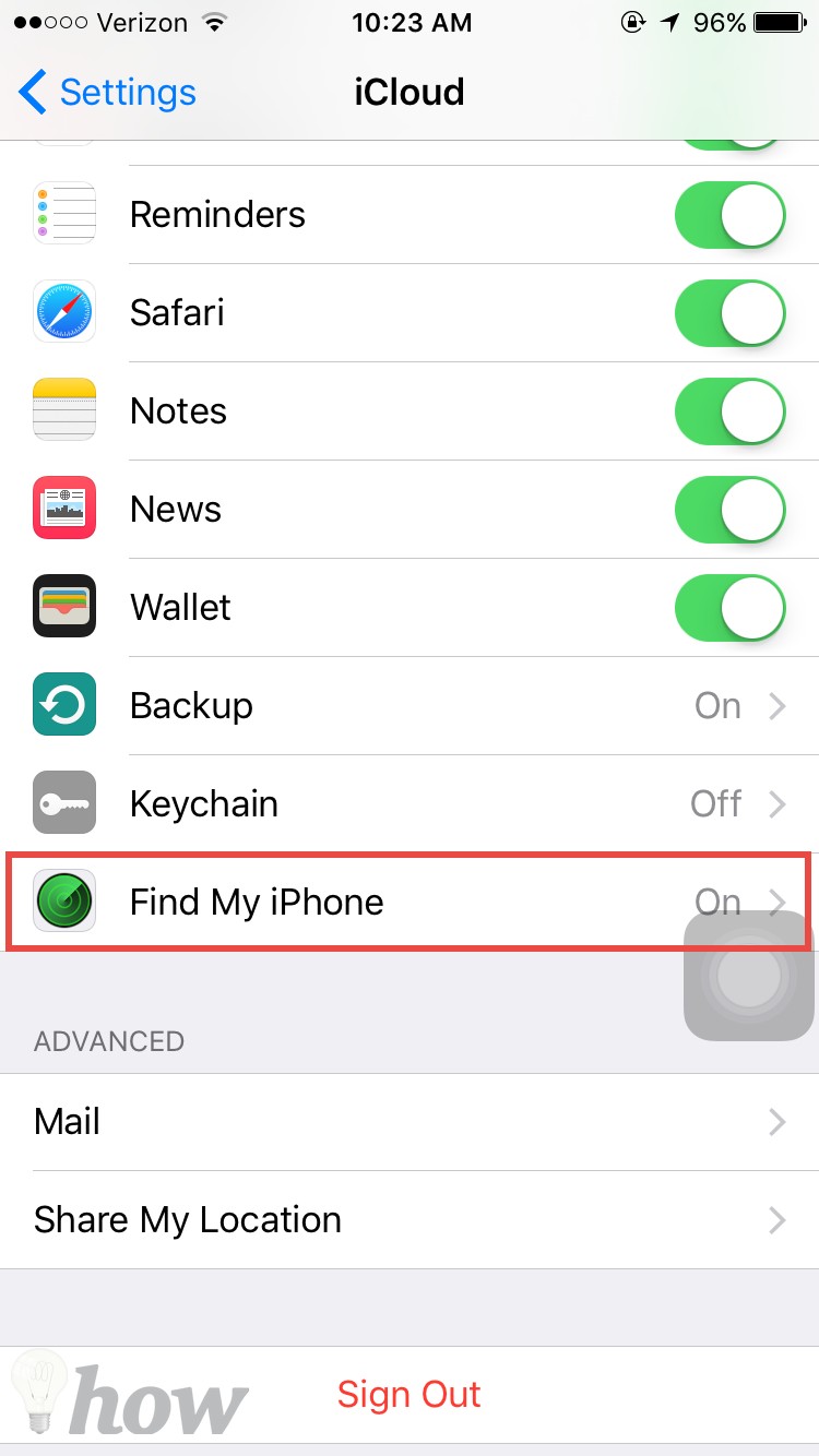 ffind your lost iPhone