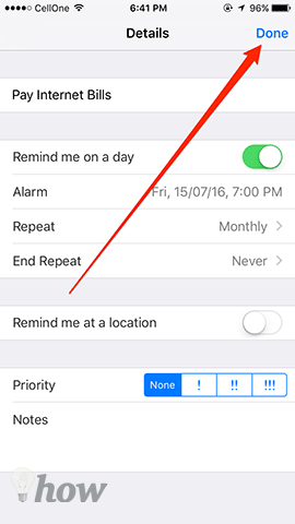 Use Repeat Reminders 5