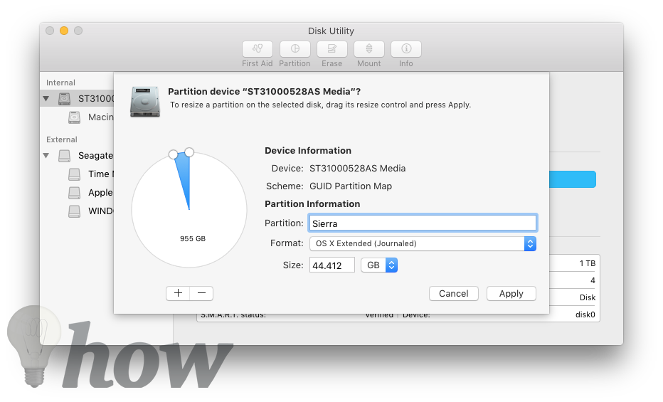 how to install macOS Sierra 