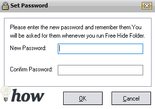 how to password a folder 