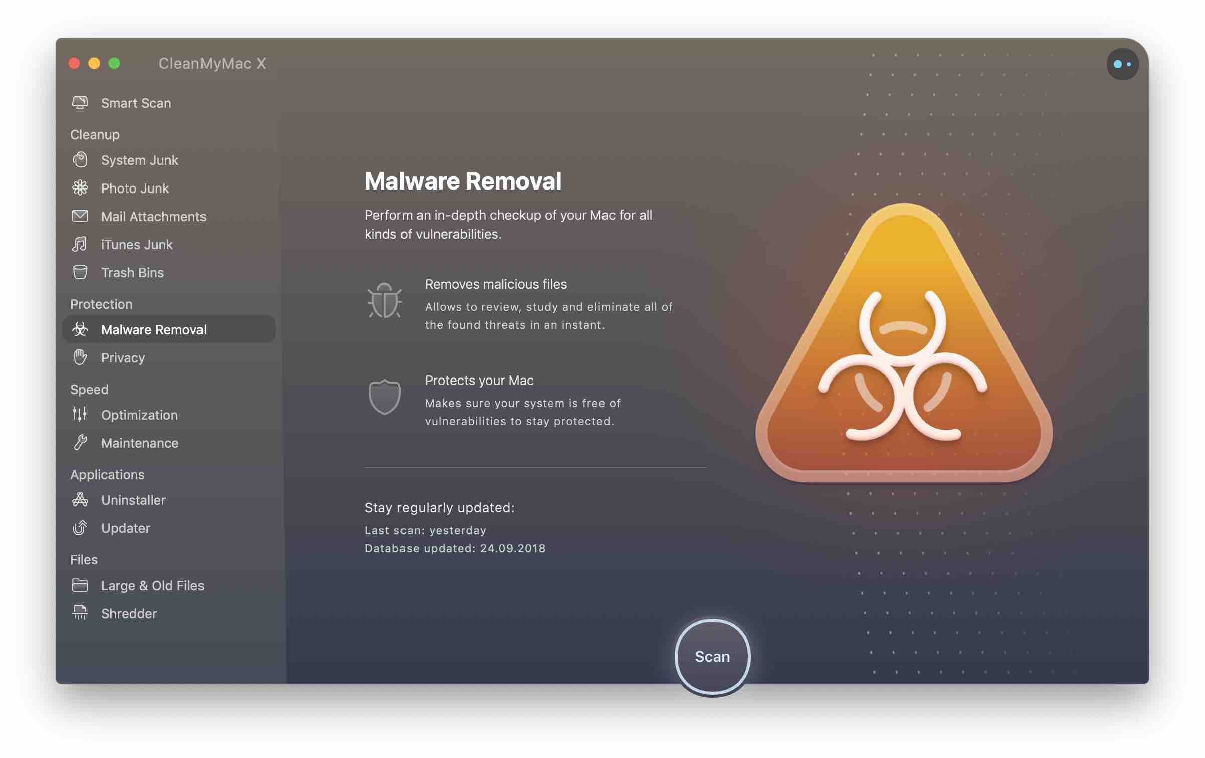 cleanmymac x - malware removal