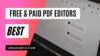 best free pdf editors