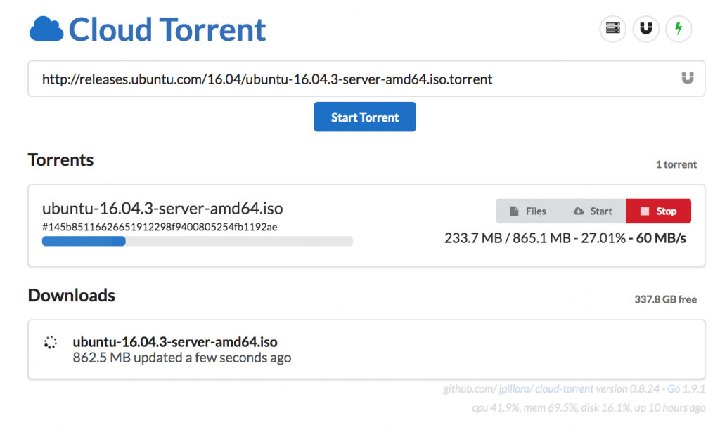 Cloud Torrenting Services