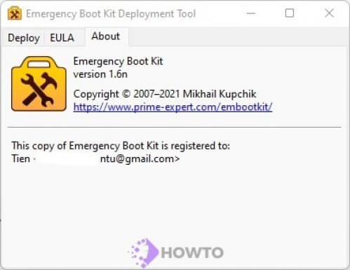 emergency boot kit