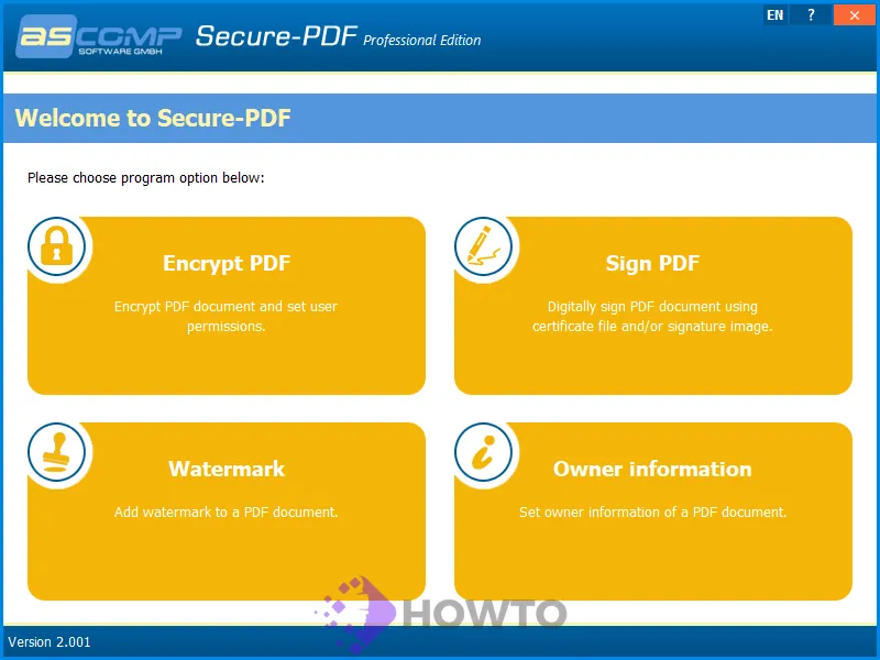 ASCOMP Secure-PDF