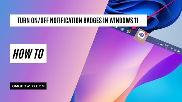 Turn On:Off Notification Badges in Windows 11