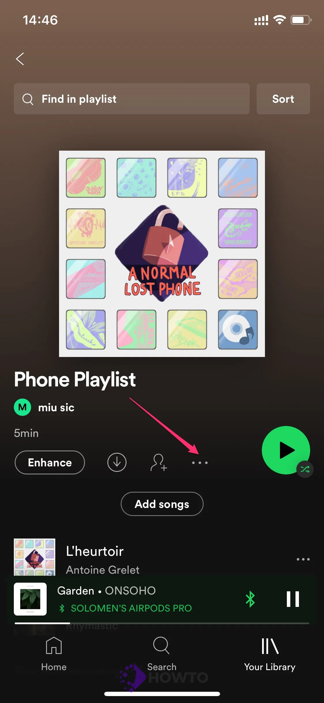 spotify playlist mobile 