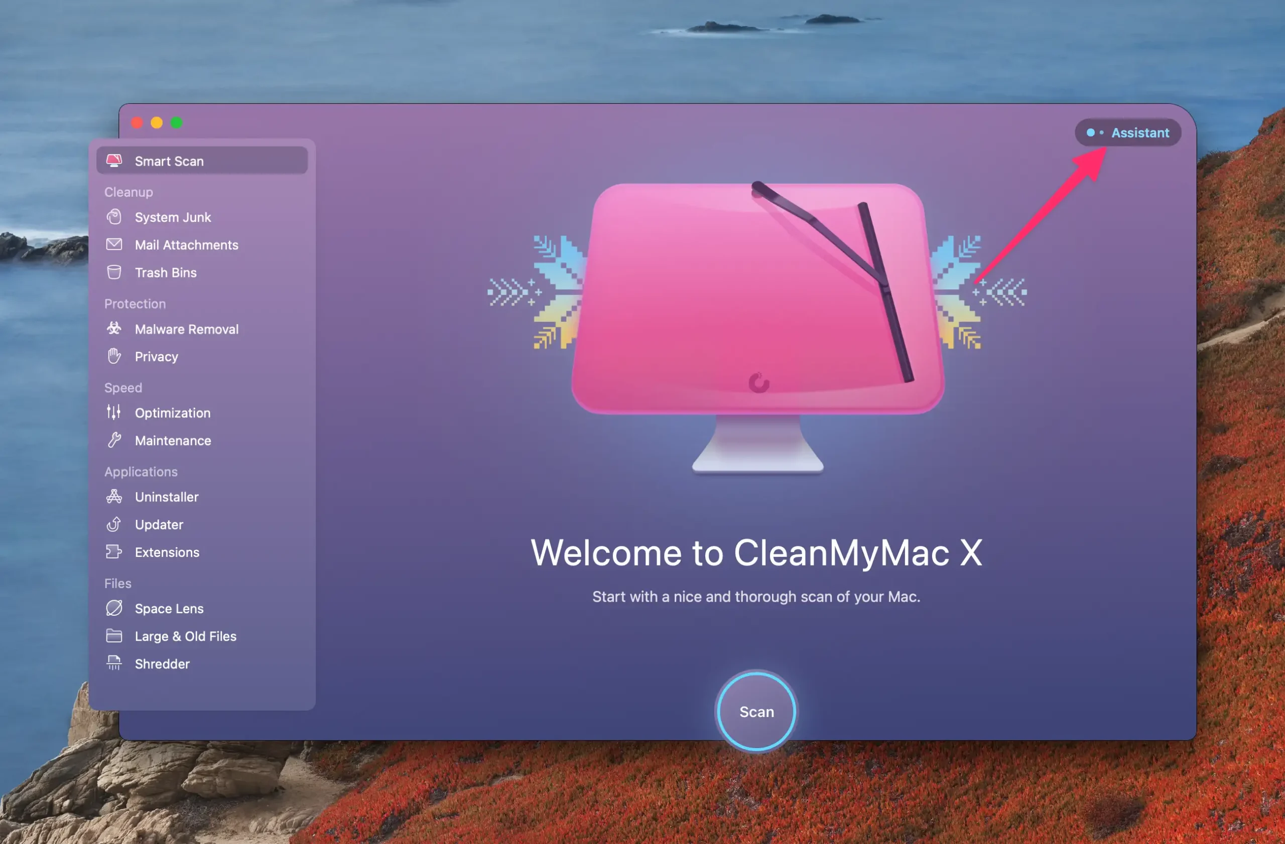 CleanMyMac X Smart Assistan