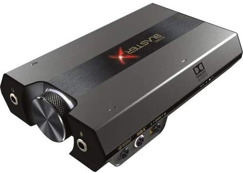 Sound BlasterX G6 Hi-Res 130dB 32bit/384kHz Gaming DAC, External USB Sound Card