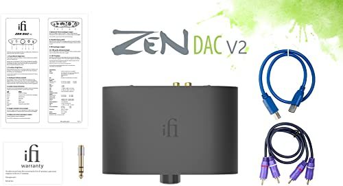 iFi Zen DAC V2 | Desktop Digital Analog Converter with USB 3.0 B Input