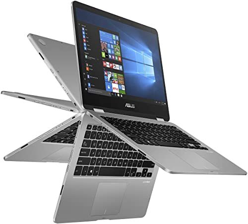ASUS VivoBook Flip 14 Thin & Light 2-in-1 Laptop, 14” FHD Touchscreen