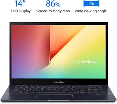 ASUS VivoBook Flip 14 Thin and Light 2-in-1 Laptop, Windows 11 Home