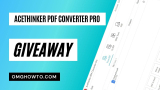 Giveaway: Acethinker PDF Converter Pro Free License Code 100%
