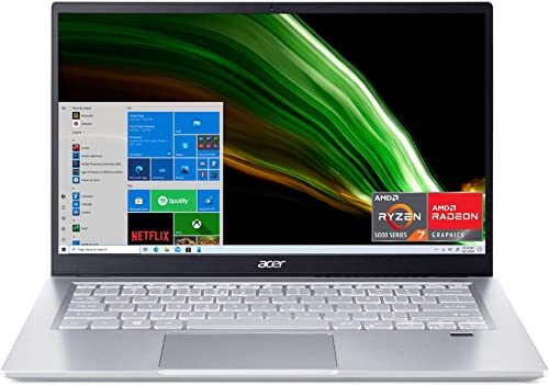 Acer Swift 3 Thin & Light Laptop, 14-inch Full HD IPS, 100% sRGB Display, AMD Ryzen 7