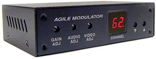 All-Channel NTSC Composite BNC/RCA Video Audio to RF Coax TV Modulator