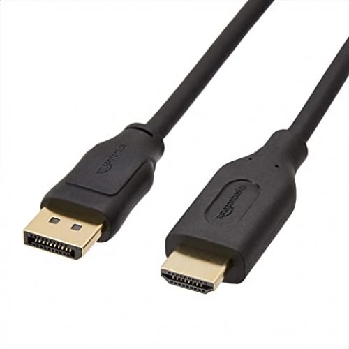 Amazon Basics Uni-Directional DisplayPort to HDMI Display Cable 4K@30Hz