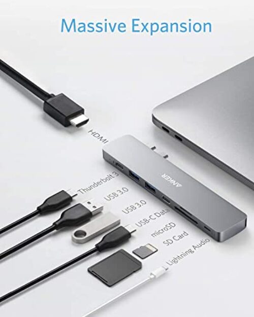 Anker USB C Hub for MacBook, PowerExpand Direct 8-in-2 USB C Adapter