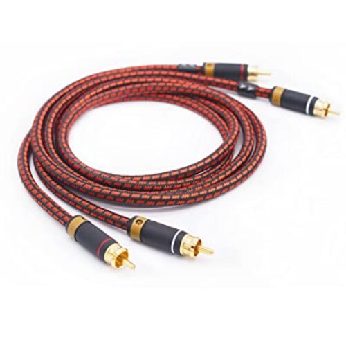 Primeda-tronic: Audiophiles RCA Cable, 2RCA Male to 2RCA Male Stereo Audio Cable Cord