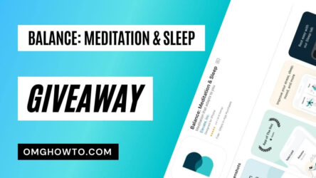 Giveaway: Balance Meditation Free for 1 year [iOS & Android]