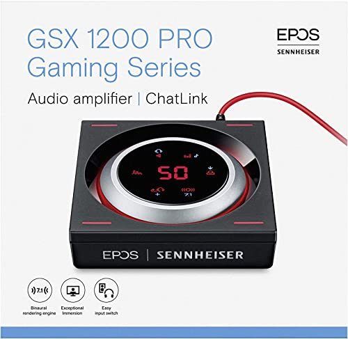 EPOS | SENNHEISER GSX 1200 PRO Gaming Audio Amplifier / External Sound Card,
