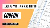 Giveaway: EaseUS Partition Master Pro & Coupon 60% OFF