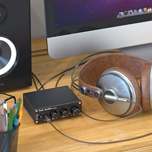 Fosi Audio Q4 Headphone Amplifier Mini Stereo Gaming DAC