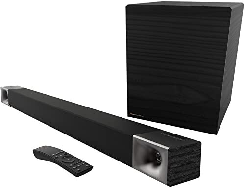 Klipsch Cinema 600 Sound Bar 3.1 Home Theater System with HDMI-ARC for Easy Set-Up