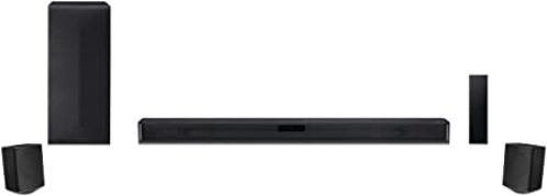 LG 4.1 Channel Soundbar with Surround Sound Speakers - SNC4R