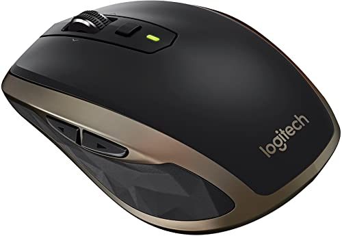 Logitech MX Anywhere 2 Wireless Mouse – Use On Any Surface, Hyper-Fast Scrolling, Rechargeable
