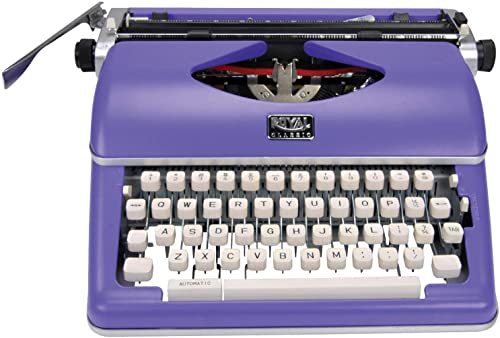 Royal 79119Q Classic Manual Metal Typewriter 44 Keys and 88 Symbols Keyboard Office Machine