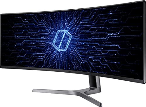 SAMSUNG LC49RG90SSNXZA 49-Inch CRG9 Curved Gaming Monitor, 120Hz, HDR 1000