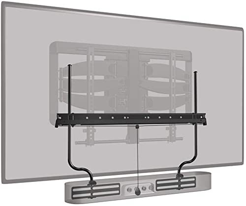 Sanus Soundbar Mount For TV Mount Bracket - Height & Depth Adjust, Moves In-Sync With TV, Supports Sound Bars Up To 20 lbs