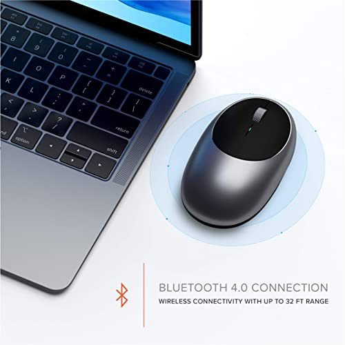 Satechi Aluminum M1 Bluetooth Wireless Mouse with Rechargeable Type-C Port