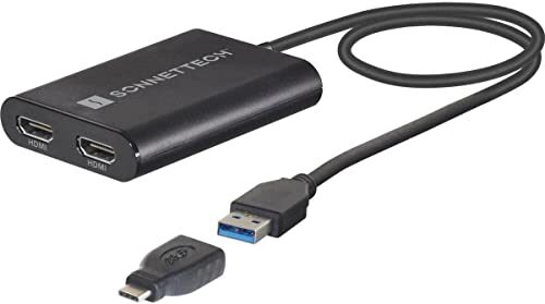 Sonnet DisplayLink USB Type-A to Dual HDMI Adapter for M1 Macs