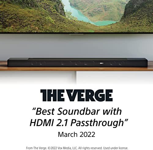 Sony HT-A7000 7.1.2ch 500W Dolby Atmos Sound Bar, DTS:X and 360 Spatial Sound Mapping
