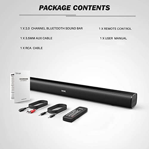 TCL Alto 6+ 2.1 Channel Dolby Audio Sound Bar with Wireless Subwoofer, Bluetooth – 240W