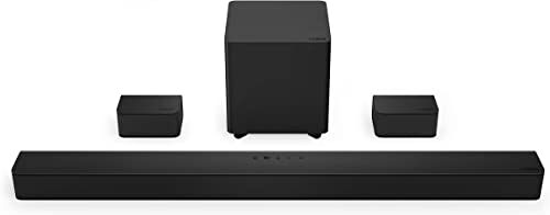 VIZIO V-Series 5.1 Home Theater Sound Bar with Dolby Audio, Bluetooth, Wireless Subwoofer, Voice Assistant