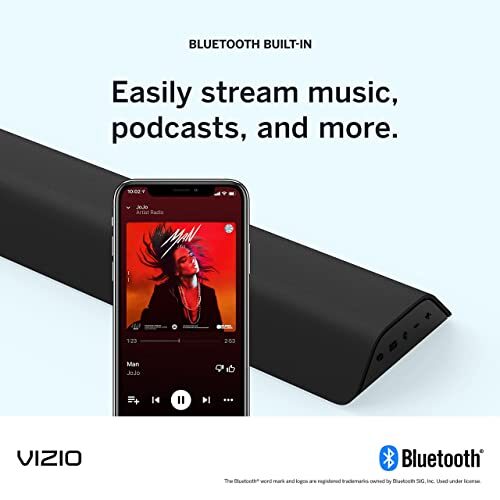 VIZIO V-Series All-in-One 2.1 Home Theater Sound Bar with DTS Virtual:X, Bluetooth, Built-in Subwoofer