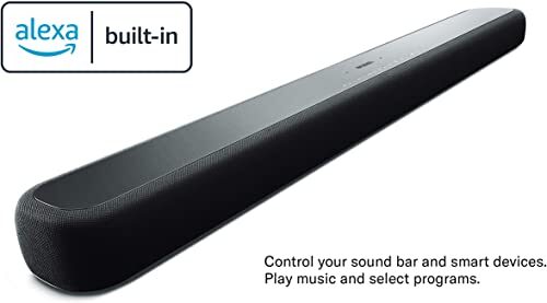 Yamaha Audio YAS-209BL Sound Bar with Wireless Subwoofer, Bluetooth, and Alexa Voice Control Built-In