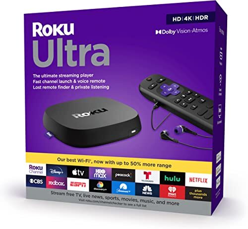Roku Ultra | Streaming Device HD/4K/HDR/Dolby Vision