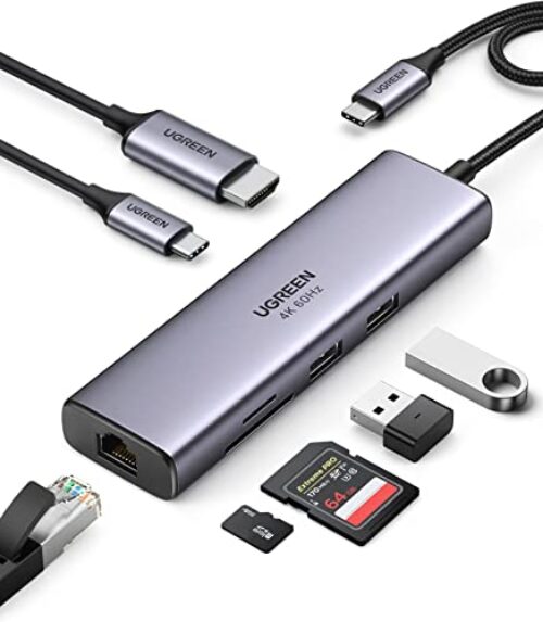UGREEN USB C Hub, 4K@60Hz USB to HDMI Multiport Adapter